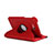 Funda de Cuero Cartera con Soporte para Samsung Galaxy Tab 3 Lite 7.0 T110 T113 Rojo