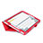 Funda de Cuero Cartera con Soporte para Samsung Galaxy Tab S2 9.7 SM-T810 SM-T815 Rojo