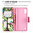 Funda de Cuero Cartera con Soporte Patron de Moda Carcasa B01F para Samsung Galaxy A01 SM-A015