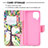 Funda de Cuero Cartera con Soporte Patron de Moda Carcasa B01F para Samsung Galaxy F12