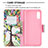 Funda de Cuero Cartera con Soporte Patron de Moda Carcasa B01F para Samsung Galaxy M02