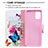 Funda de Cuero Cartera con Soporte Patron de Moda Carcasa B01F para Samsung Galaxy M40S