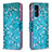 Funda de Cuero Cartera con Soporte Patron de Moda Carcasa B01F para Samsung Galaxy S20 FE 4G