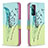 Funda de Cuero Cartera con Soporte Patron de Moda Carcasa B01F para Samsung Galaxy S20 FE 4G