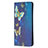 Funda de Cuero Cartera con Soporte Patron de Moda Carcasa B01F para Samsung Galaxy S22 Ultra 5G