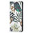 Funda de Cuero Cartera con Soporte Patron de Moda Carcasa B01F para Samsung Galaxy S23 Ultra 5G