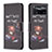 Funda de Cuero Cartera con Soporte Patron de Moda Carcasa B01F para Xiaomi Redmi Note 11E Pro 5G