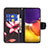 Funda de Cuero Cartera con Soporte Patron de Moda Carcasa B03F para Samsung Galaxy F54 5G