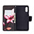 Funda de Cuero Cartera con Soporte Patron de Moda Carcasa B03F para Samsung Galaxy M02