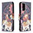 Funda de Cuero Cartera con Soporte Patron de Moda Carcasa B03F para Samsung Galaxy S20 FE (2022) 5G