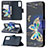 Funda de Cuero Cartera con Soporte Patron de Moda Carcasa B03F para Samsung Galaxy S20 FE 4G