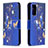 Funda de Cuero Cartera con Soporte Patron de Moda Carcasa B03F para Samsung Galaxy S20 FE 4G