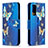 Funda de Cuero Cartera con Soporte Patron de Moda Carcasa B03F para Samsung Galaxy S20 FE 5G