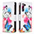 Funda de Cuero Cartera con Soporte Patron de Moda Carcasa B04F para Samsung Galaxy S21 FE 5G