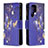 Funda de Cuero Cartera con Soporte Patron de Moda Carcasa B05F para Samsung Galaxy S21 Ultra 5G