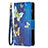 Funda de Cuero Cartera con Soporte Patron de Moda Carcasa B05F para Samsung Galaxy S24 Ultra 5G