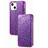 Funda de Cuero Cartera con Soporte Patron de Moda Carcasa H01 para Apple iPhone 15