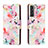 Funda de Cuero Cartera con Soporte Patron de Moda Carcasa H01X para Samsung Galaxy S22 Plus 5G