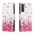 Funda de Cuero Cartera con Soporte Patron de Moda Carcasa H01X para Samsung Galaxy S22 Plus 5G