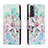 Funda de Cuero Cartera con Soporte Patron de Moda Carcasa H02X para Samsung Galaxy S22 Plus 5G