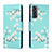 Funda de Cuero Cartera con Soporte Patron de Moda Carcasa H02X para Samsung Galaxy S23 5G