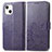 Funda de Cuero Cartera con Soporte Patron de Moda Carcasa H03 para Apple iPhone 13