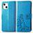 Funda de Cuero Cartera con Soporte Patron de Moda Carcasa H03 para Apple iPhone 13