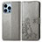 Funda de Cuero Cartera con Soporte Patron de Moda Carcasa H03 para Apple iPhone 14 Pro