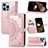 Funda de Cuero Cartera con Soporte Patron de Moda Carcasa H06 para Apple iPhone 14 Pro Max