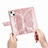 Funda de Cuero Cartera con Soporte Patron de Moda Carcasa H08 para Apple iPhone 15 Plus