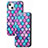 Funda de Cuero Cartera con Soporte Patron de Moda Carcasa H09 para Apple iPhone 15