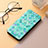 Funda de Cuero Cartera con Soporte Patron de Moda Carcasa H10 para Apple iPhone 13