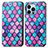 Funda de Cuero Cartera con Soporte Patron de Moda Carcasa H10 para Apple iPhone 14 Pro Max