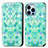 Funda de Cuero Cartera con Soporte Patron de Moda Carcasa H10 para Apple iPhone 14 Pro Max