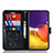 Funda de Cuero Cartera con Soporte Patron de Moda Carcasa JX1 para Samsung Galaxy Quantum2 5G