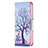 Funda de Cuero Cartera con Soporte Patron de Moda Carcasa L07 para Apple iPhone 13 Pro Max Multicolor