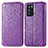 Funda de Cuero Cartera con Soporte Patron de Moda Carcasa S01D para Oppo Reno6 Pro 5G India