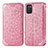 Funda de Cuero Cartera con Soporte Patron de Moda Carcasa S01D para Samsung Galaxy F02S SM-E025F