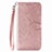 Funda de Cuero Cartera con Soporte Patron de Moda Carcasa S01D para Samsung Galaxy M02