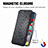 Funda de Cuero Cartera con Soporte Patron de Moda Carcasa S01D para Samsung Galaxy M40S