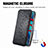 Funda de Cuero Cartera con Soporte Patron de Moda Carcasa S01D para Samsung Galaxy S20 FE 4G