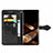 Funda de Cuero Cartera con Soporte Patron de Moda Carcasa S01D para Samsung Galaxy S24 Ultra 5G