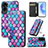 Funda de Cuero Cartera con Soporte Patron de Moda Carcasa S02D para Huawei Honor 90 Lite 5G