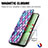 Funda de Cuero Cartera con Soporte Patron de Moda Carcasa S02D para Motorola Moto Edge 40 5G