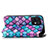 Funda de Cuero Cartera con Soporte Patron de Moda Carcasa S02D para Motorola Moto Edge 40 Pro 5G