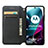 Funda de Cuero Cartera con Soporte Patron de Moda Carcasa S02D para Motorola Moto Edge S30 5G