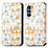 Funda de Cuero Cartera con Soporte Patron de Moda Carcasa S02D para Motorola Moto Edge S30 5G