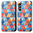 Funda de Cuero Cartera con Soporte Patron de Moda Carcasa S02D para Motorola Moto Edge S30 5G