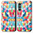 Funda de Cuero Cartera con Soporte Patron de Moda Carcasa S02D para Motorola Moto Edge S30 5G