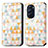 Funda de Cuero Cartera con Soporte Patron de Moda Carcasa S02D para Motorola Moto Edge X30 5G